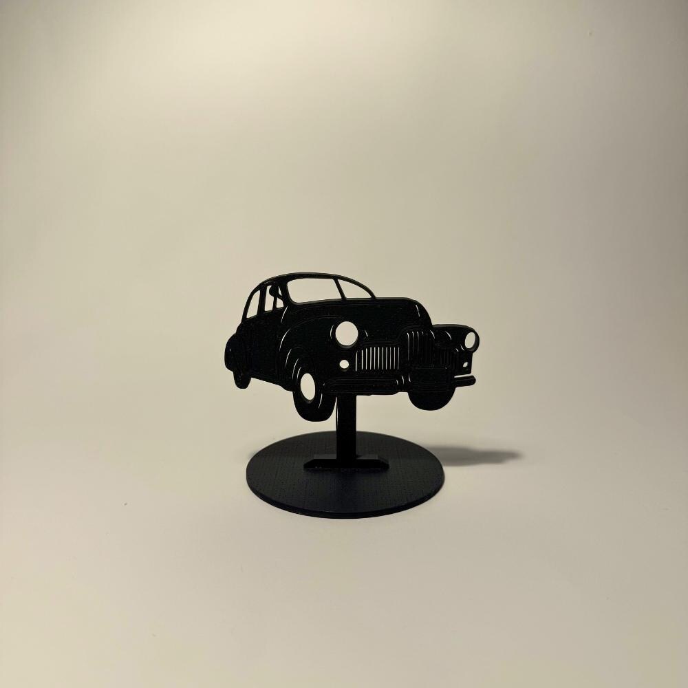 Lumwood Auto | LED Lampe aus Holz mit Schatteneffekt | Handgemacht | Deko mit Licht | Nachtlicht | Wechselbare Figur Bild 8