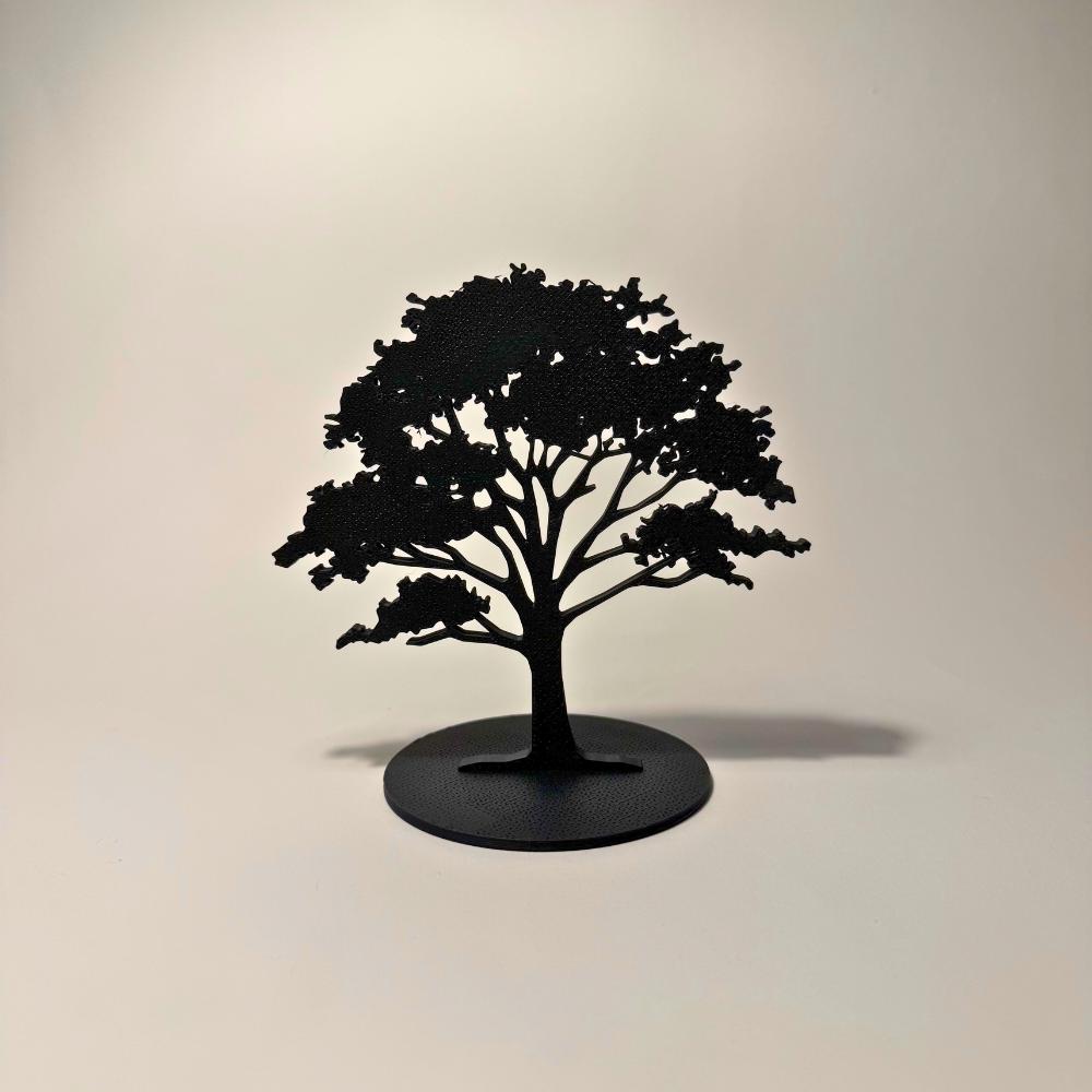 Lumwood Baum | LED Lampe aus Holz mit Schatteneffekt | Handgemacht | Deko mit Licht | Nachtlicht | Wechselbare Figur Bild 8