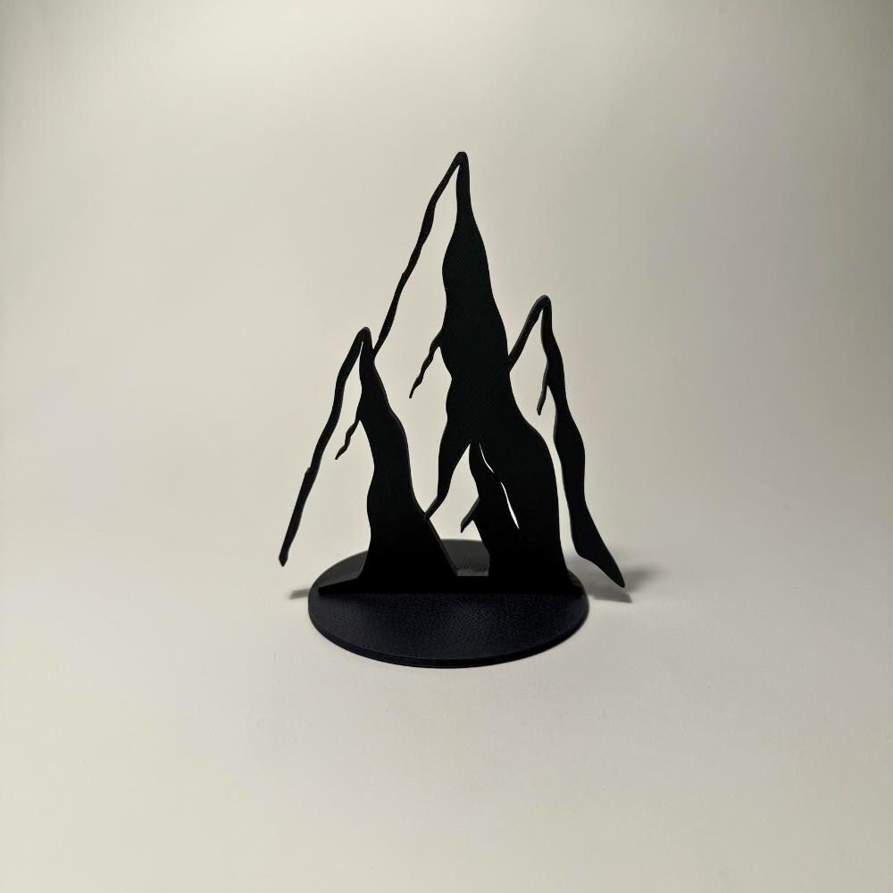 Lumwood Berg |  LED Lampe aus Holz mit Schatteneffekt | Handgemacht | Deko mit Licht | Nachtlicht | Wechselbare Figur Bild 8